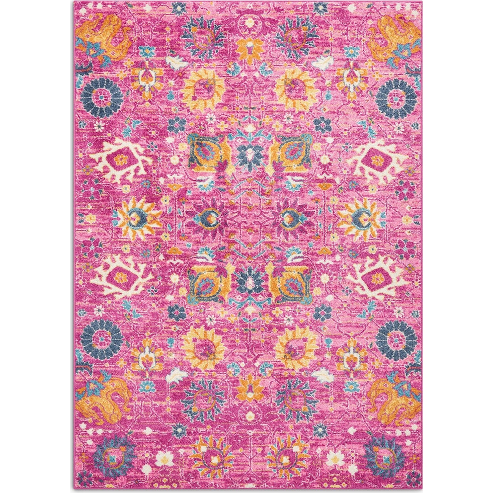 tralee pink area rug  x    