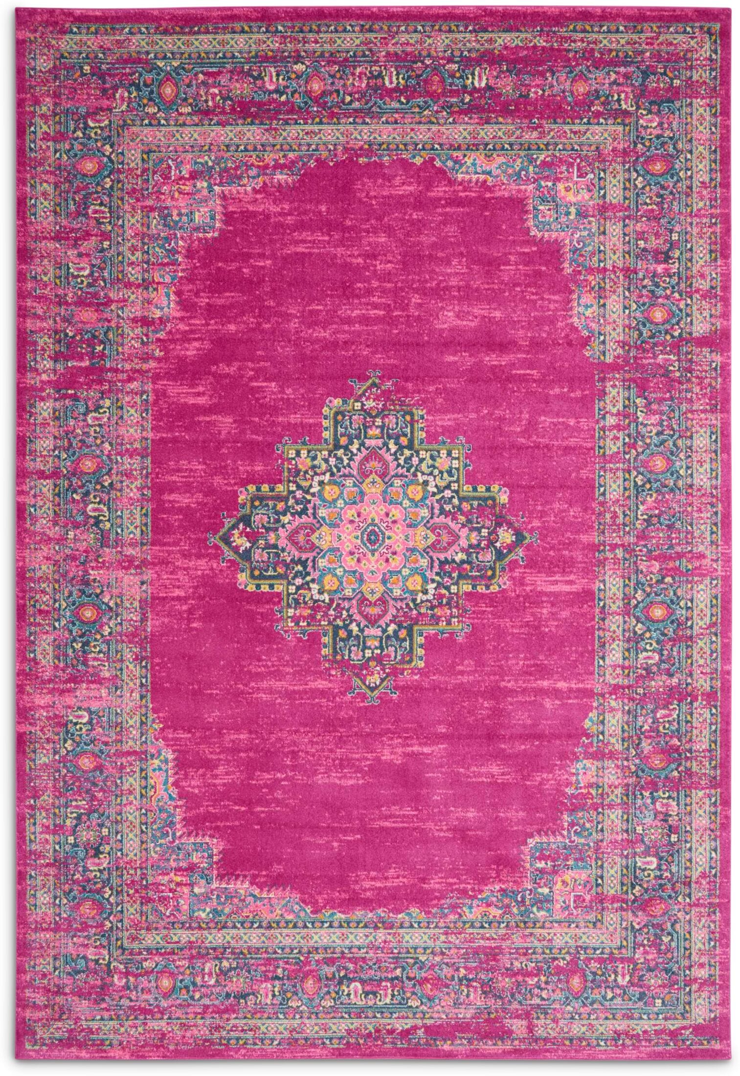 Tralee Area Rug Fuchsia Value City Furniture