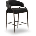 travis black counter height stool   