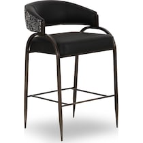 travis black counter height stool   