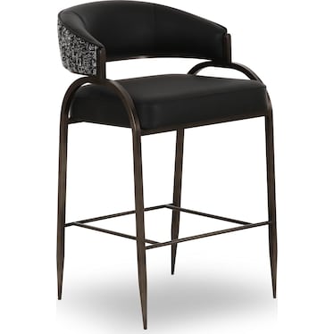 Travis Vegan Leather 2-Tone Counter Stool