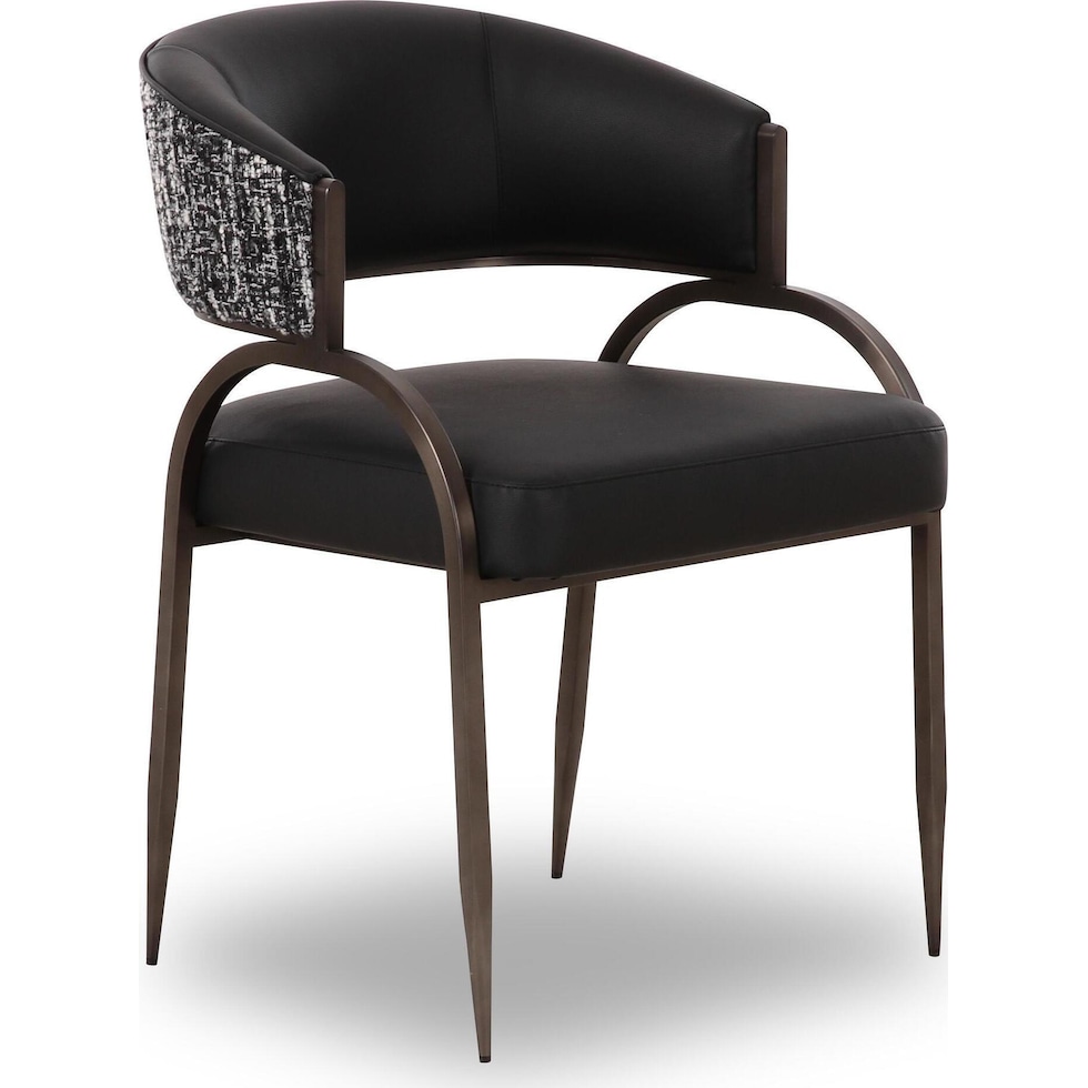 travis black dining chair   