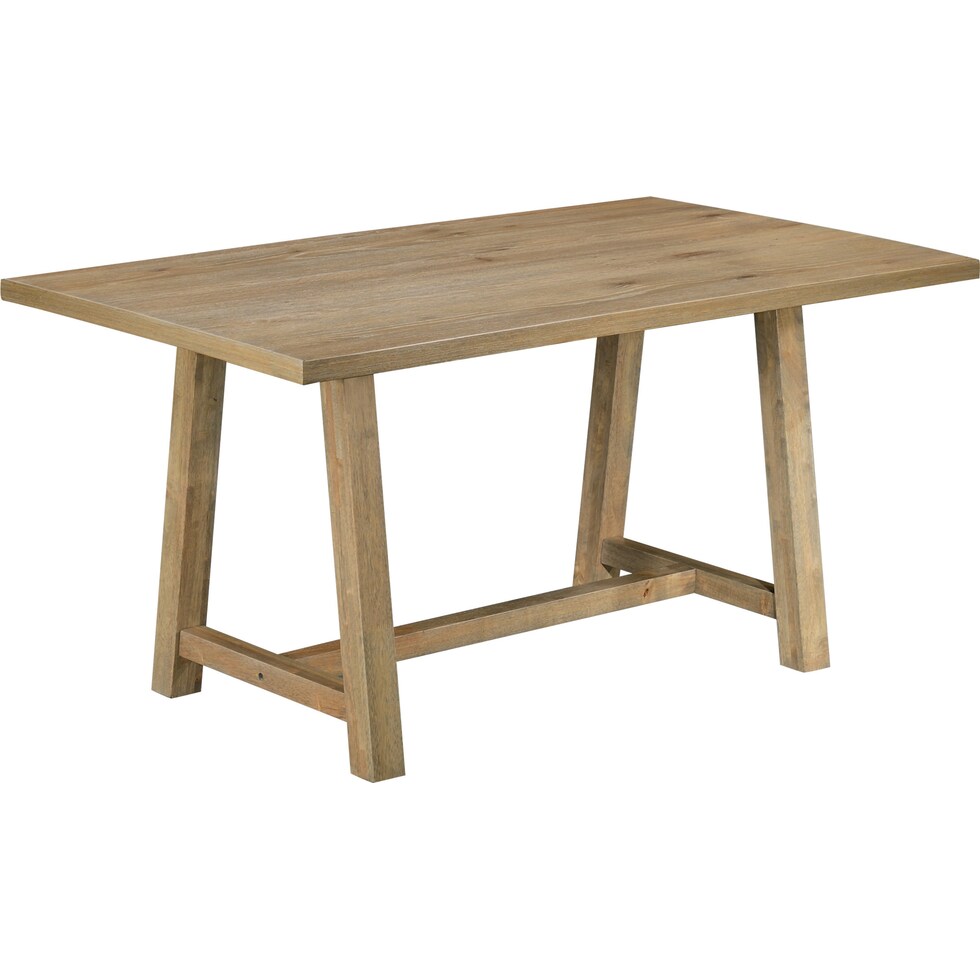 trenton neutral dining table   