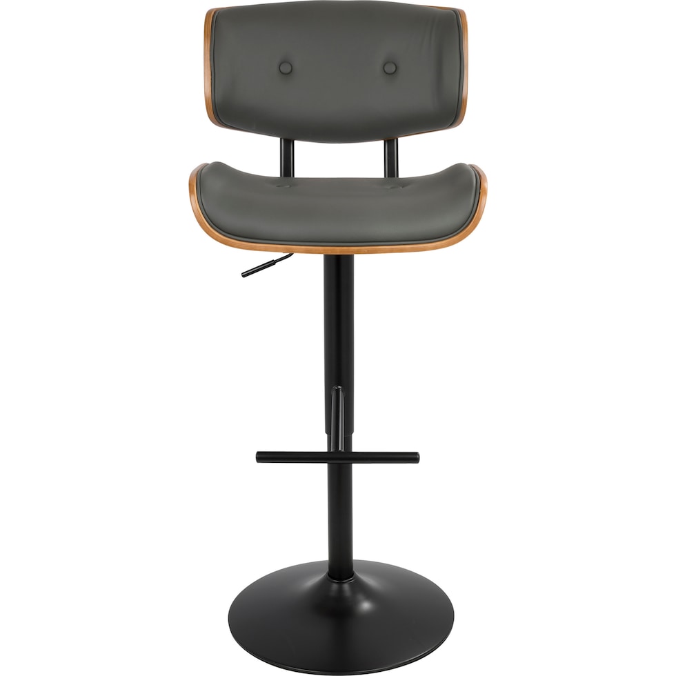 treyvon gray bar stool   