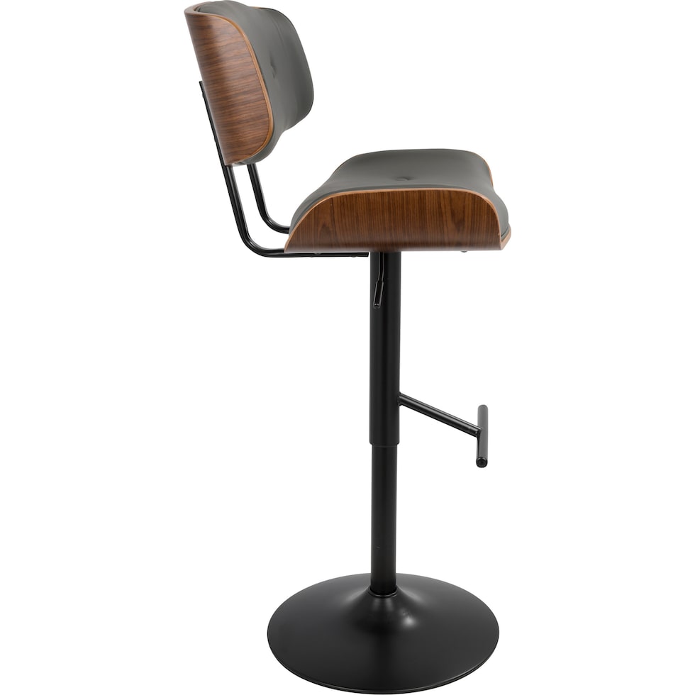 treyvon gray bar stool   