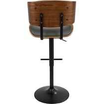 treyvon gray bar stool   