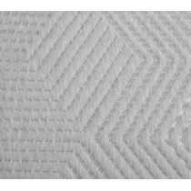 tri fold gray twin xl mattress topper   