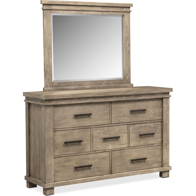 Bedroom Furniture - Tribeca Dresser and Mirror