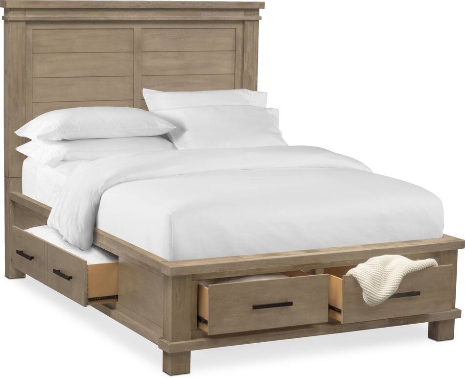 Tribeca Storage Bed with 4 Drawers Value City Furniture