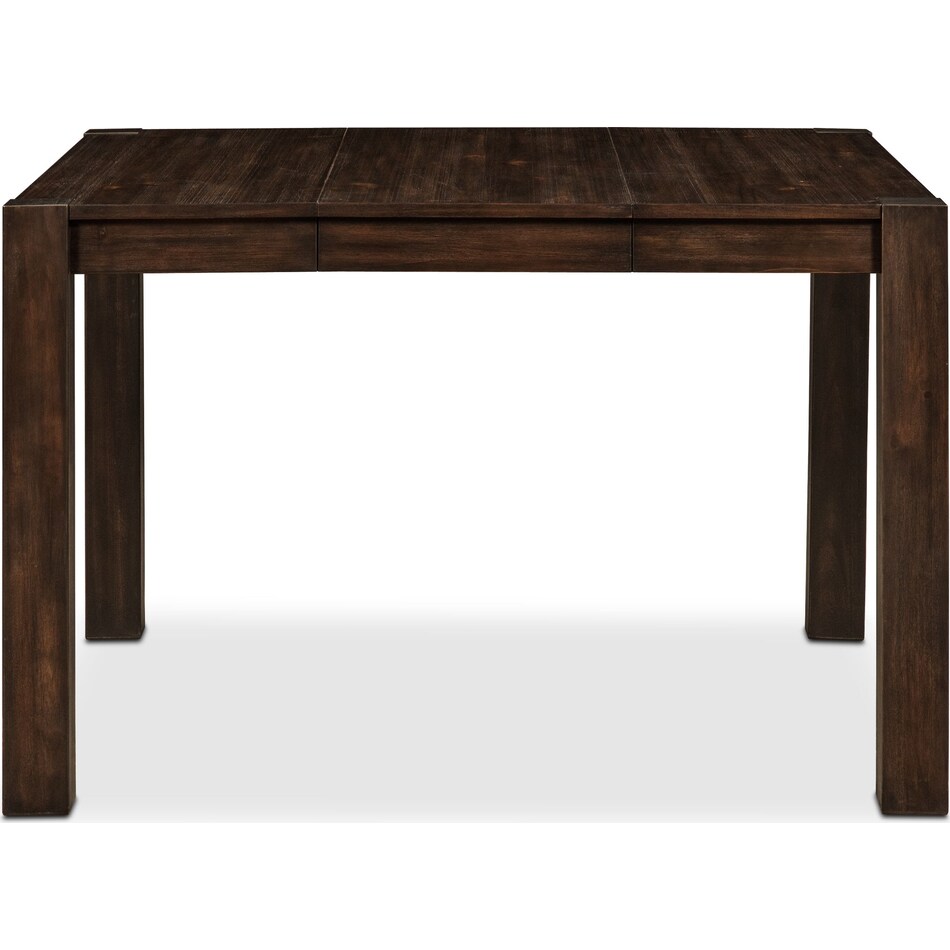 tribeca ch dining dark brown counter height table   