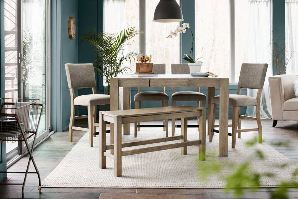 Tribeca CounterHeight Upholstered Dining Chair Value City Furniture