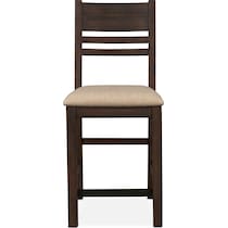 tribeca ch dining tobacco counter height chair   