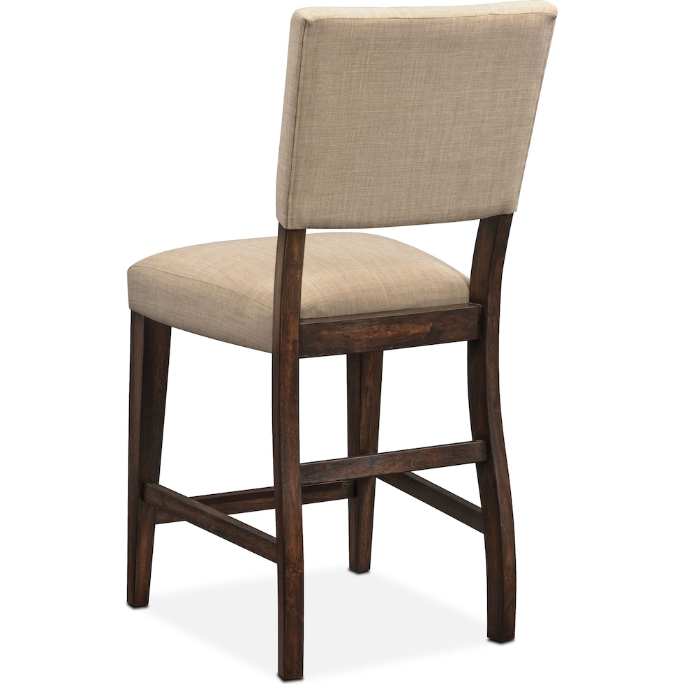 tribeca ch dining tobacco counter height chair   