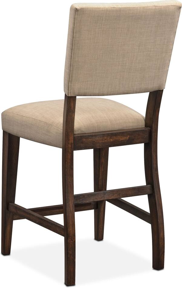 Tribeca CounterHeight Upholstered Dining Chair Tobacco Value City