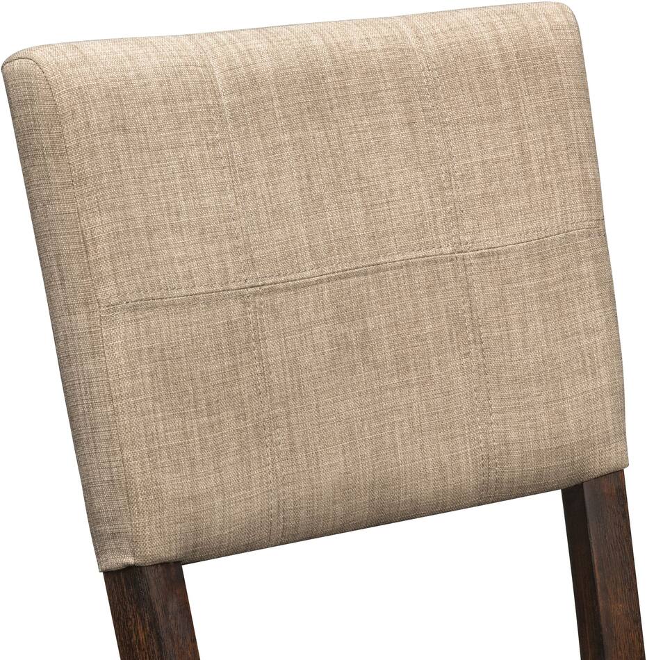 Tribeca Dining Table and 4 Upholstered Dining Chairs Value City Furniture