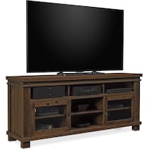 tribeca occasional dark brown tv stand   