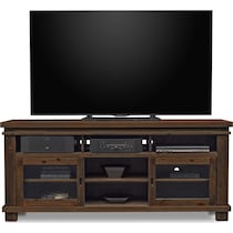 tribeca occasional dark brown tv stand   