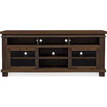 tribeca occasional dark brown tv stand   