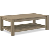 tribeca occasional gray coffee table   