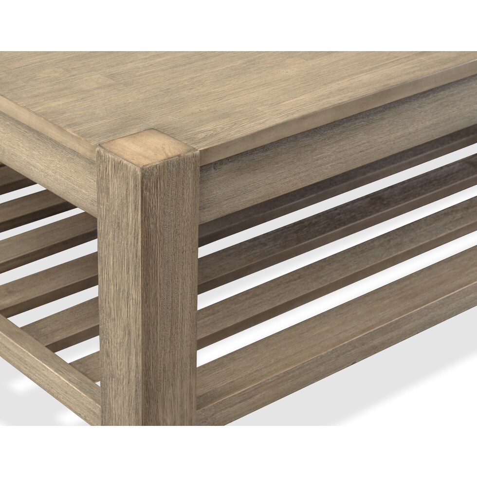 tribeca occasional gray coffee table   