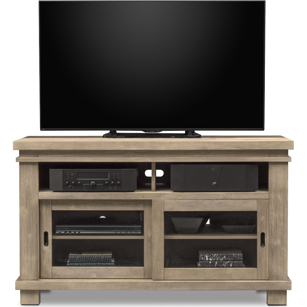 tribeca occasional gray tv stand   