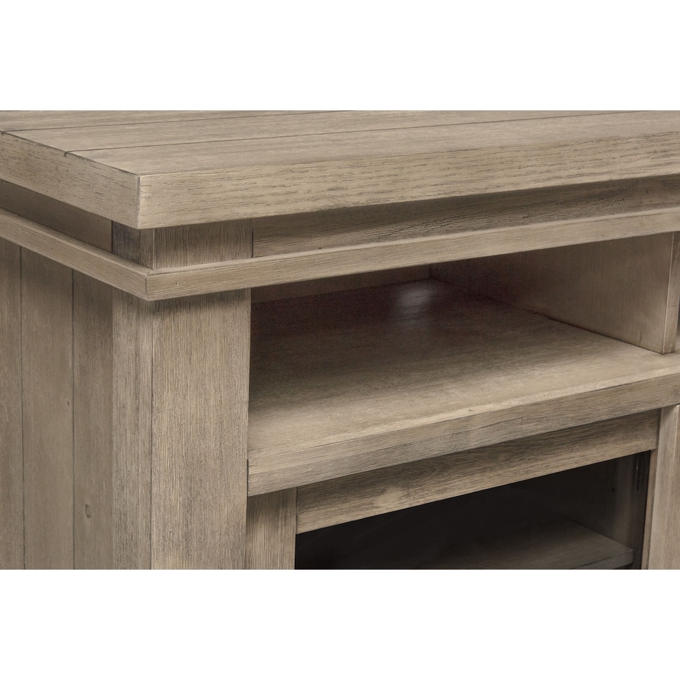 tribeca occasional gray tv stand   