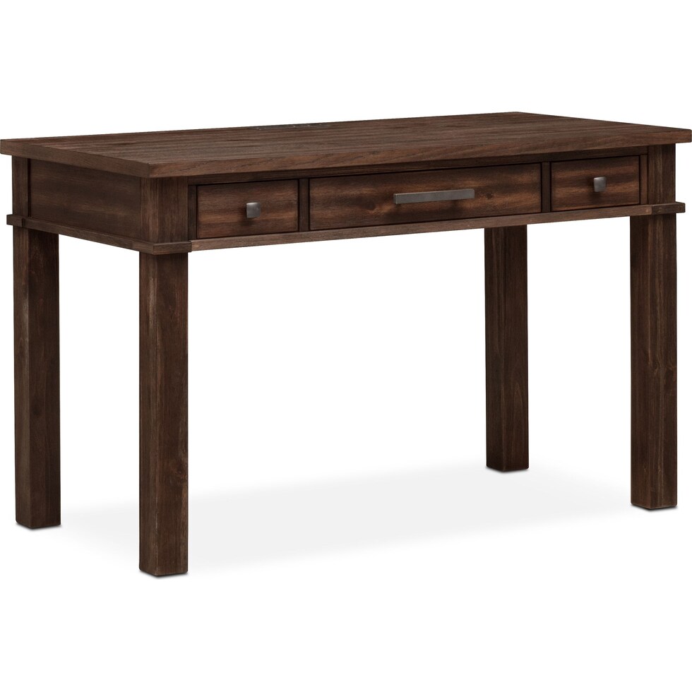 tribeca youth dark brown desk   