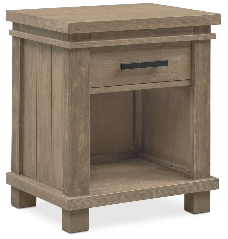 Tribeca Youth Nightstand Gray Value City Furniture