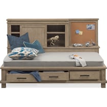 tribeca youth gray twin bed   