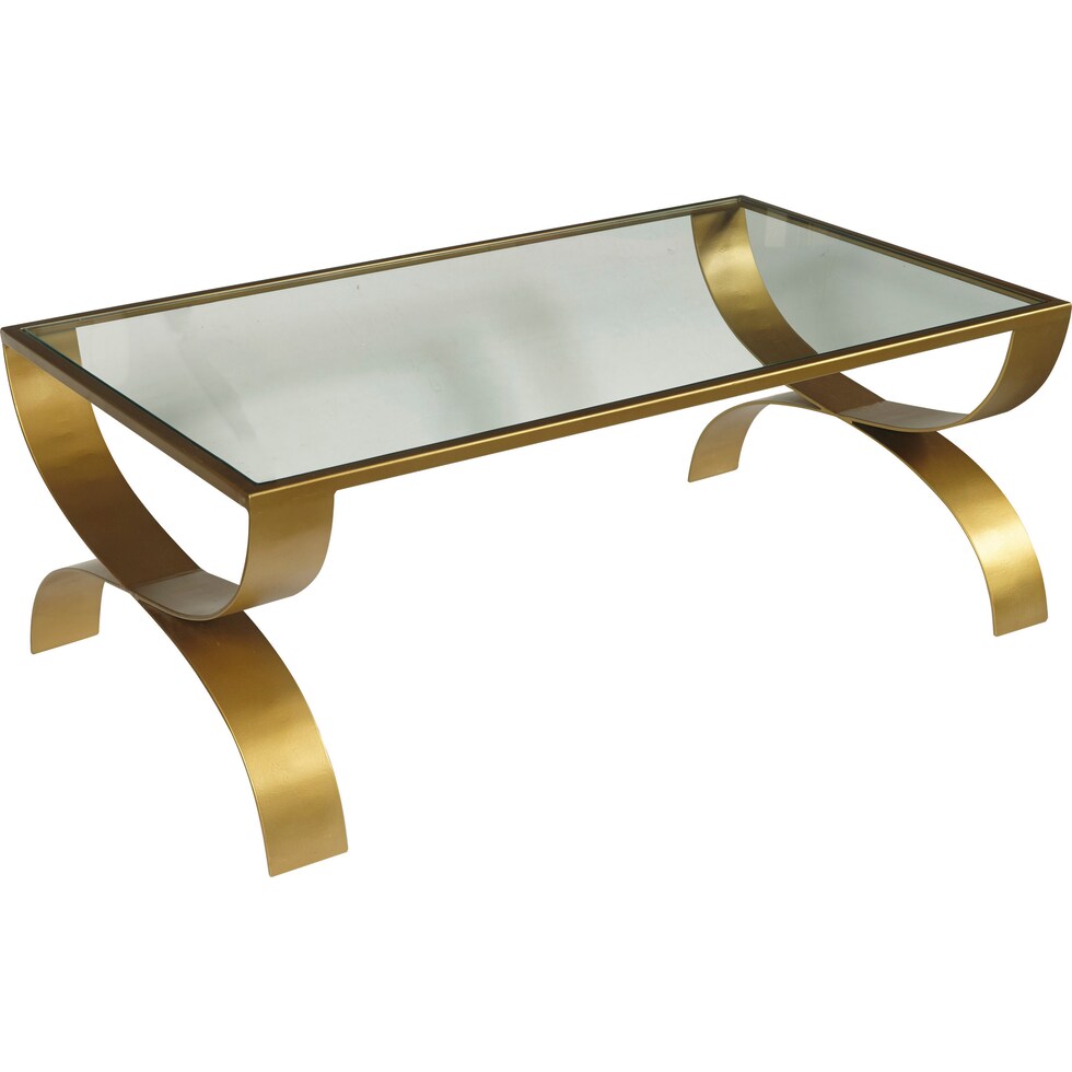 tricia gold coffee table   