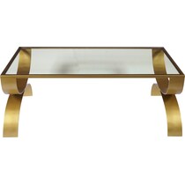 tricia gold coffee table   