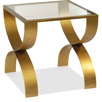 tricia gold end table   