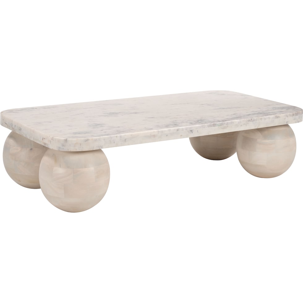 trips neutral coffee table   