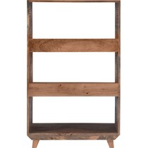 tropicana dark brown bookcase   