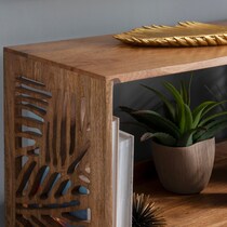 tropicana dark brown bookcase   
