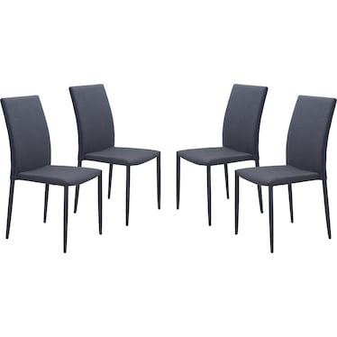 Troy Set of 4 Dining Chairs
