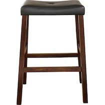 truman dark brown bar stool   