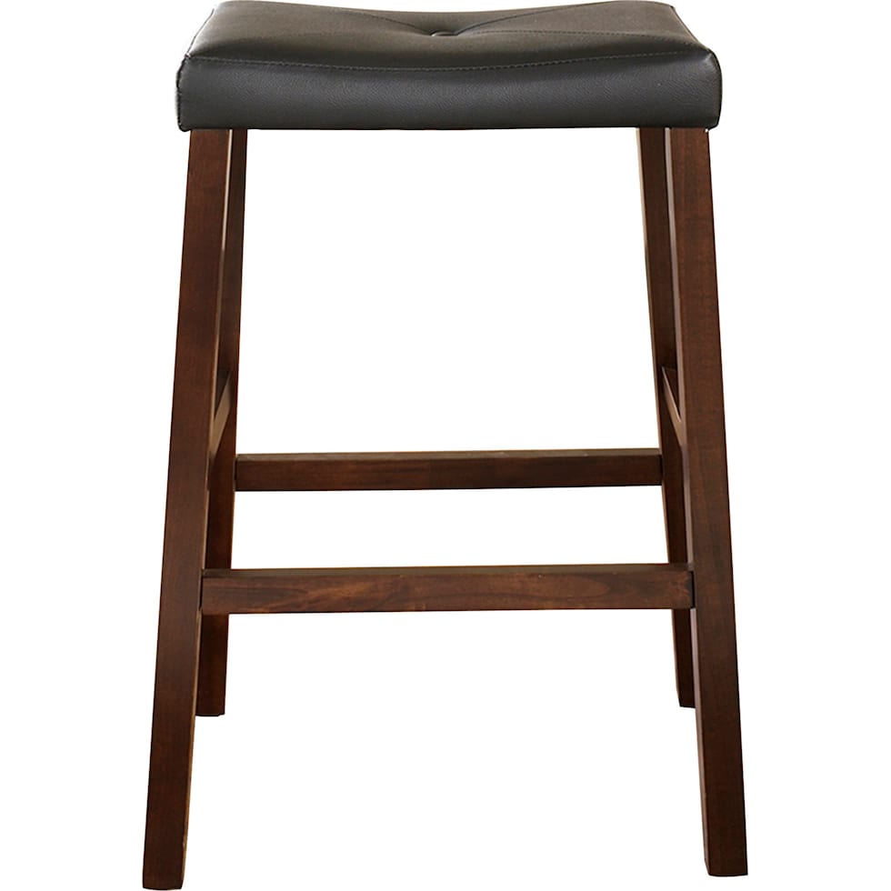 truman dark brown bar stool   