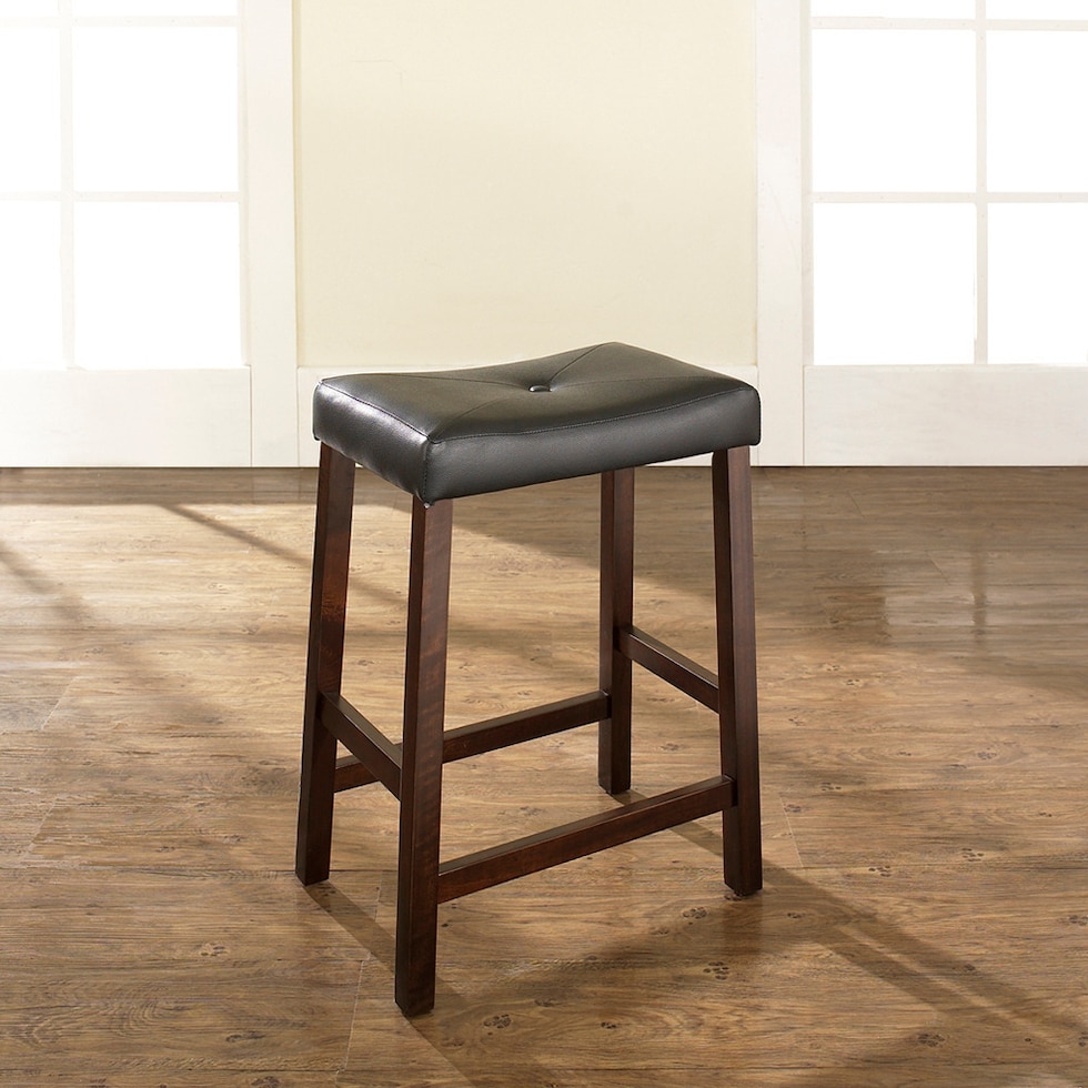 truman dark brown counter height stool   