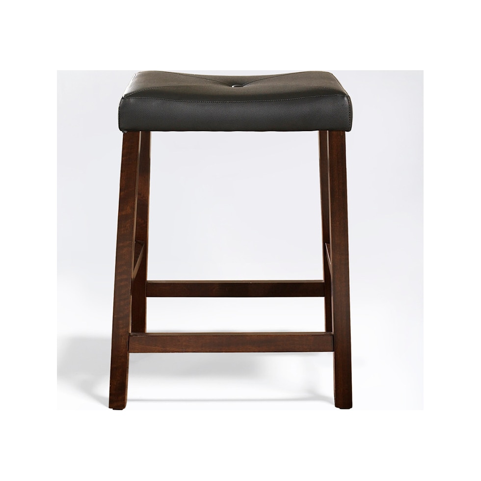 truman dark brown counter height stool   