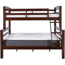 tucker dark brown twin over full bunk bed   