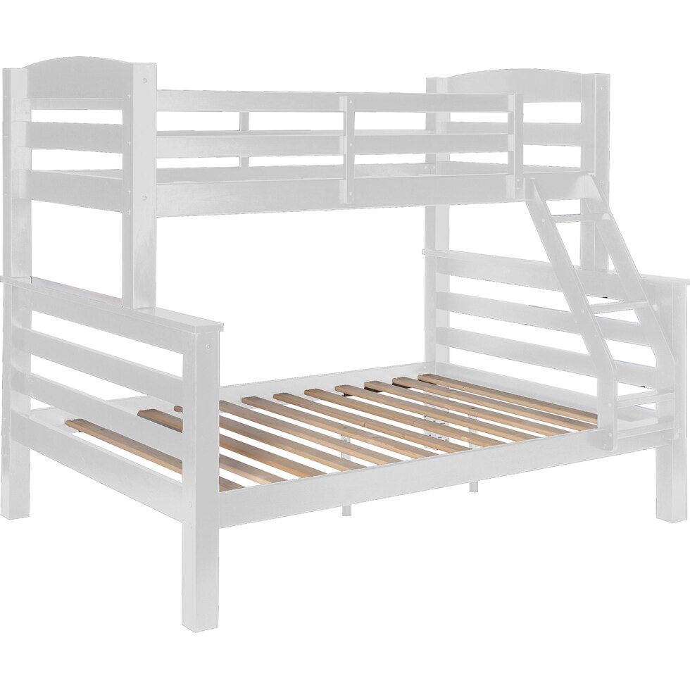 tucker white twin over full bunk bed   