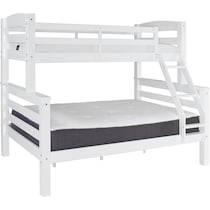tucker white twin over full bunk bed   