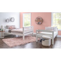 tucker white twin over full bunk bed   