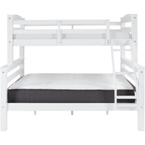 tucker white twin over full bunk bed   
