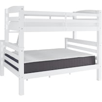 tucker white twin over full bunk bed   