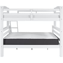 tucker white twin over full bunk bed   