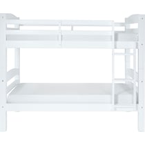 tucker white twin over twin bunk bed   