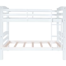 tucker white twin over twin bunk bed   