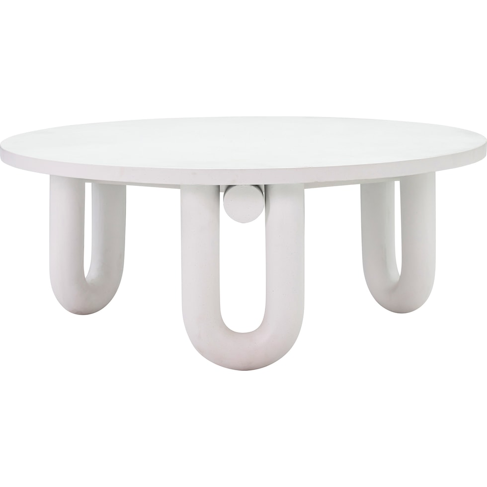 tuckerton white coffee table   